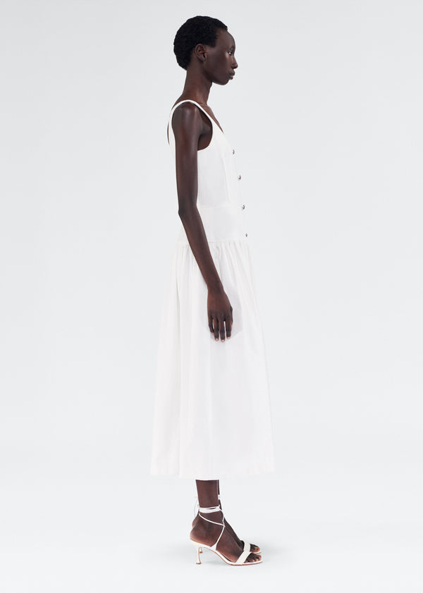 Adam Lippes Cassie Dress White