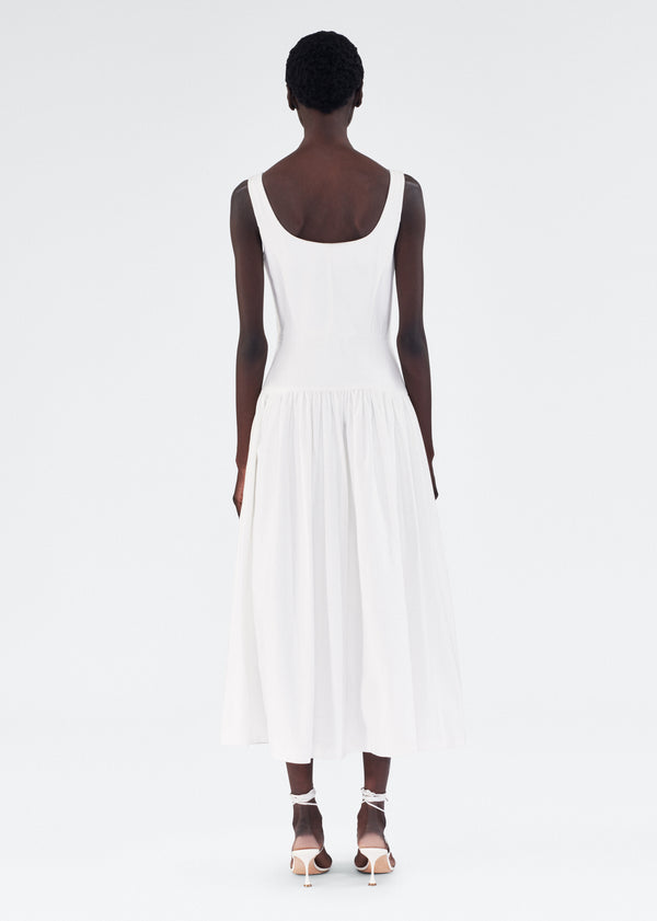 Adam Lippes Cassie Dress White