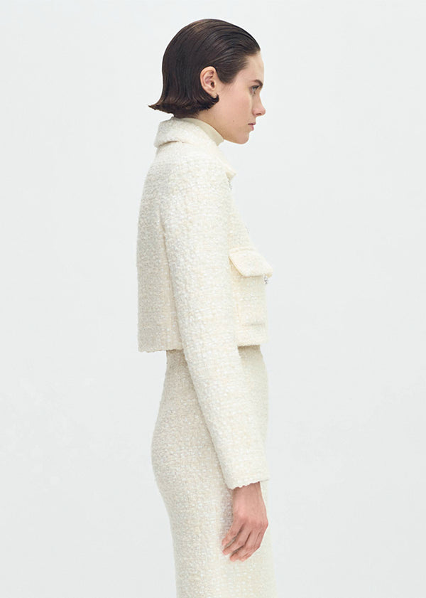 Adam Lippes Cecil Jacket Ivory