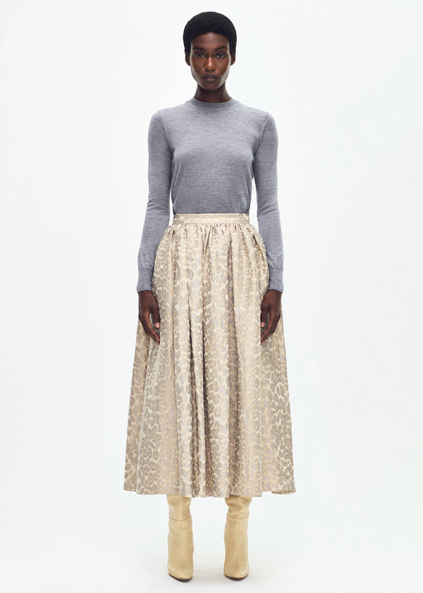 adam lippes cosmina skirt Pale Grey Multi