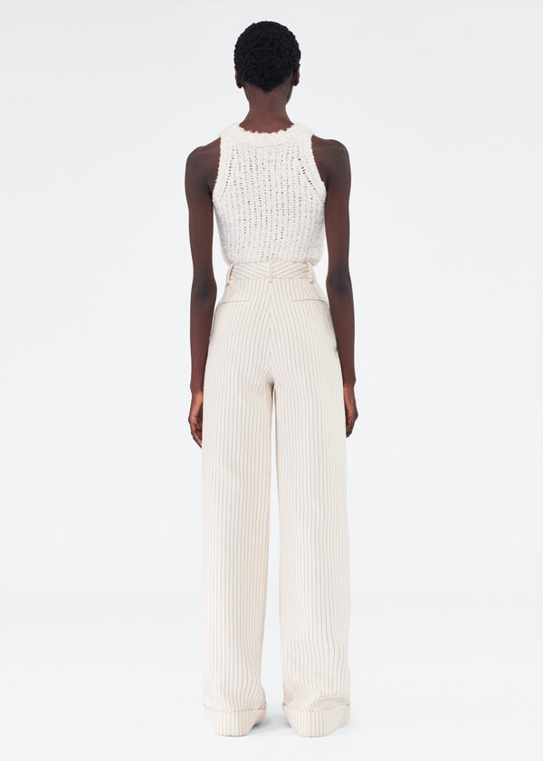 Adam Lippes Deeda Pant Canvas/Indigo