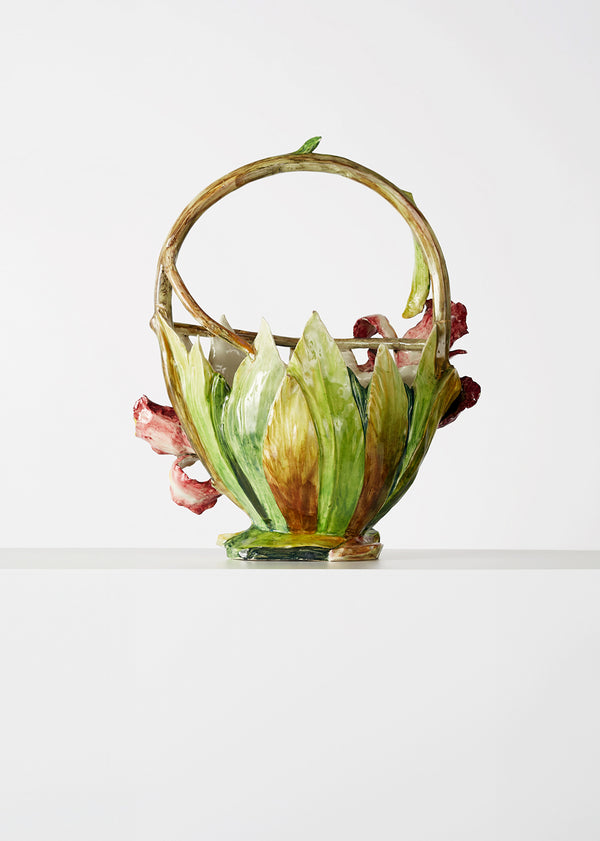 Adam Lippes Delphin Massier Basket Vase