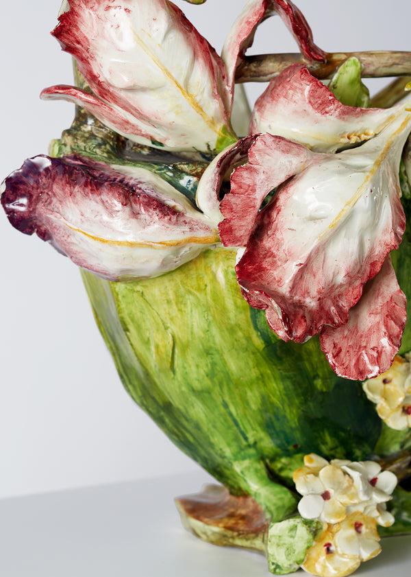 Adam Lippes Delphin Massier Basket Vase