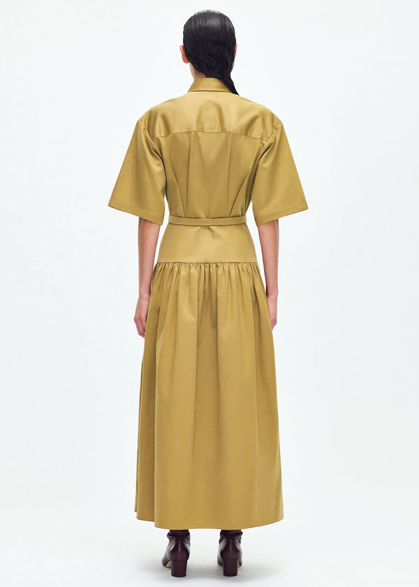Adam Lippes Edie Dress Khaki