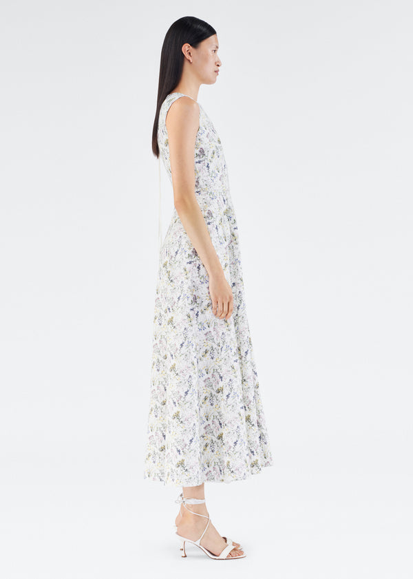 Adam Lippes Eloise Dress Ivory Floral