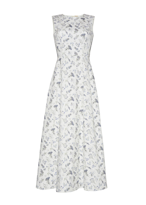 Adam Lippes Eloise Dress Ivory Floral