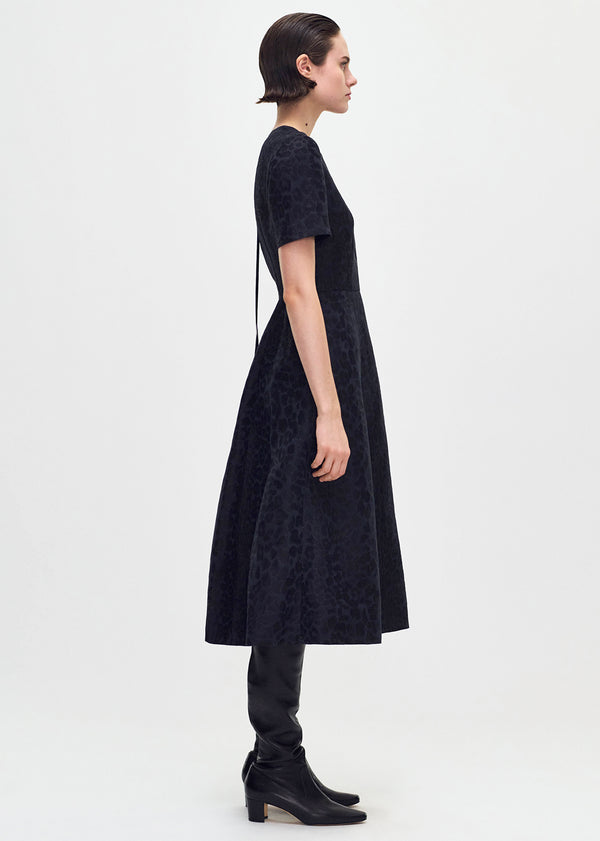 Adam Lippes Evangeline Dress Midnight Multi