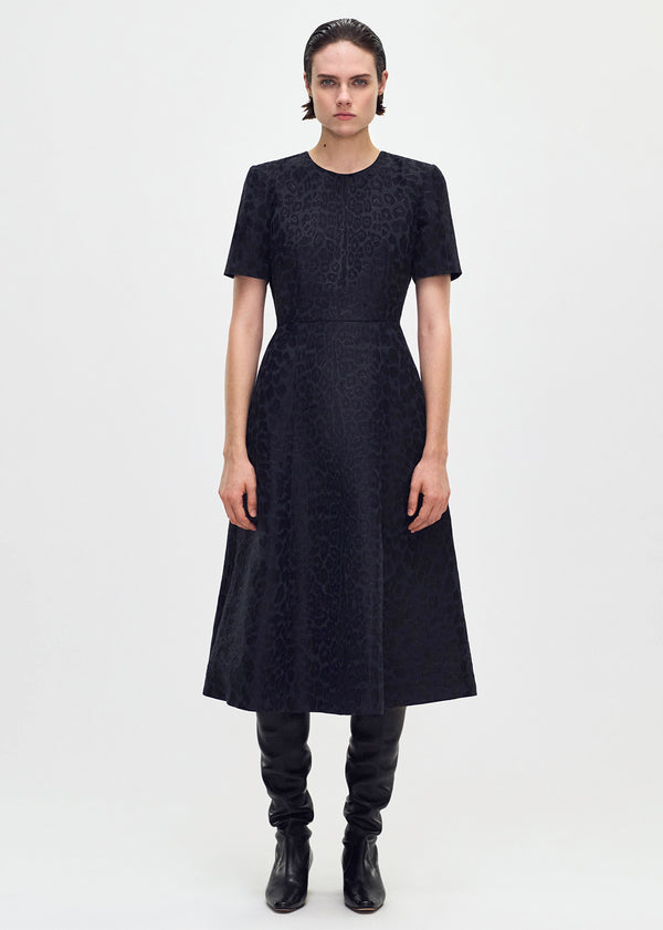 adam lippes evangeline dress Midnight Multi
