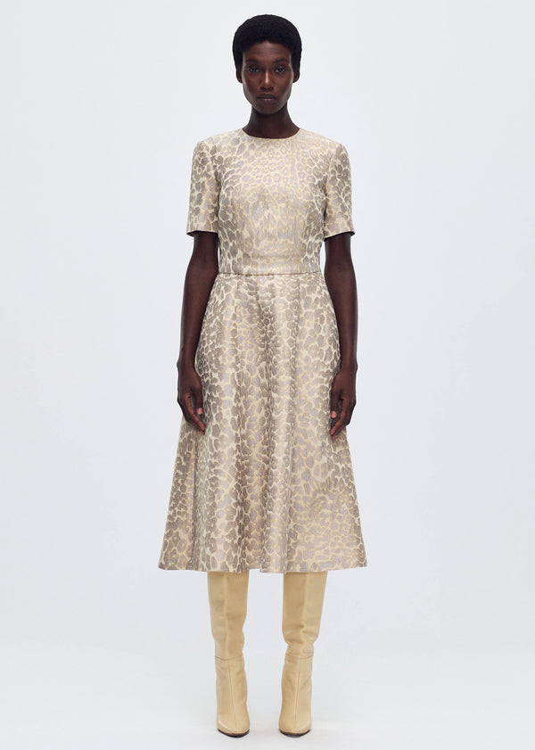 adam lippes evangeline dress Pale Grey Multi