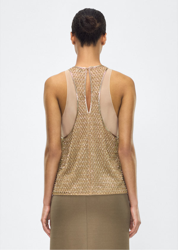 Adam Lippes Fable Top Gold