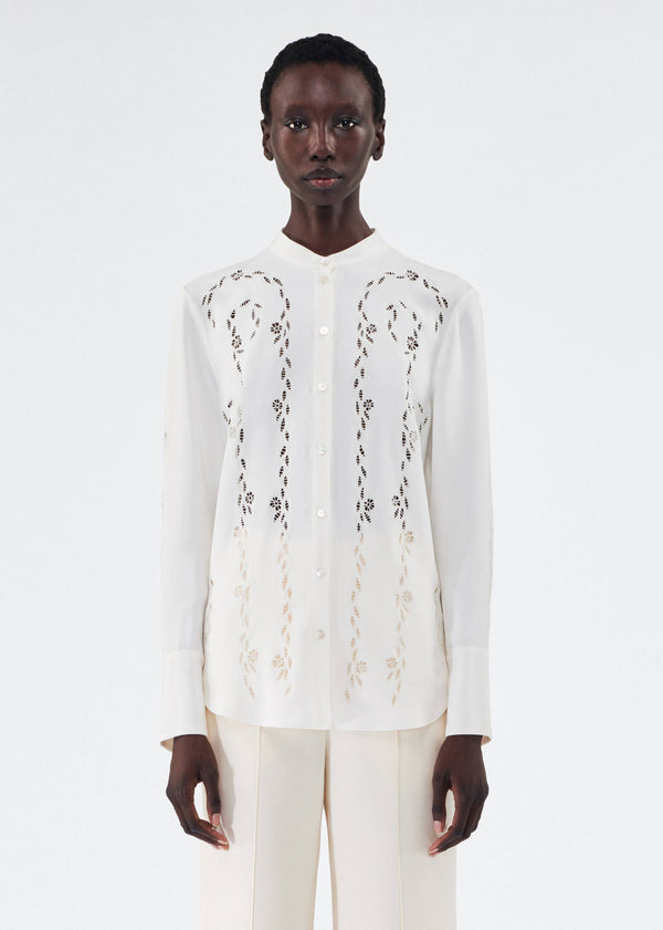 adam lippes farrow top Ivory