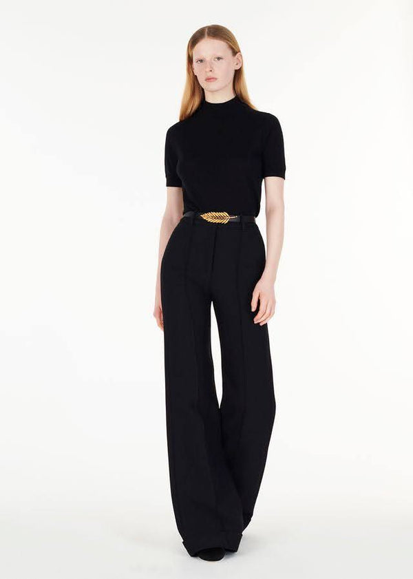Adam Lippes Fern Leaf Belt Gold