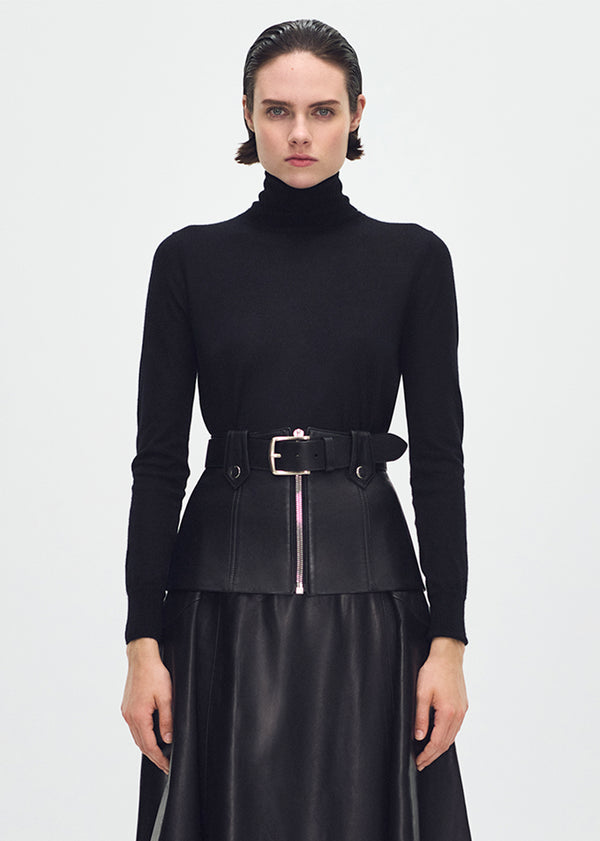 Adam Lippes Gael Belt Black