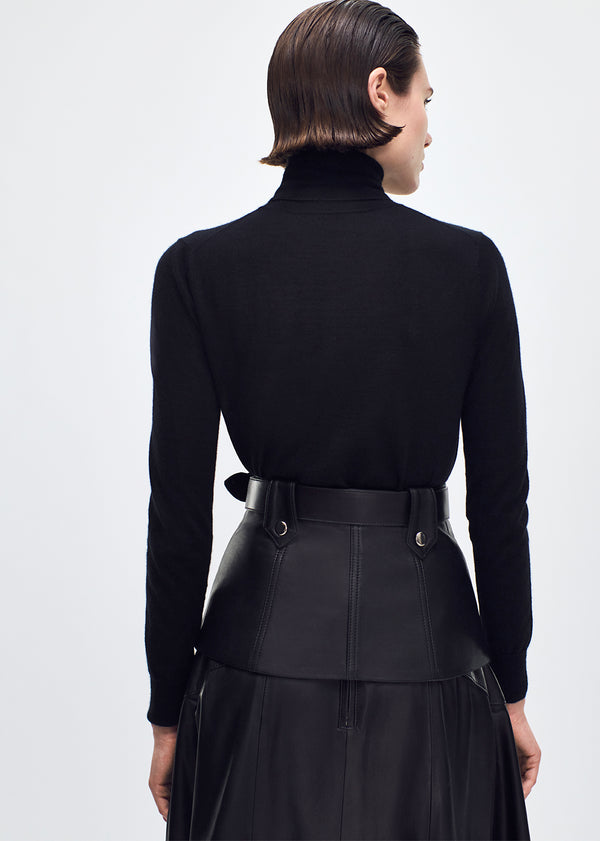 Adam Lippes Gael Belt Black