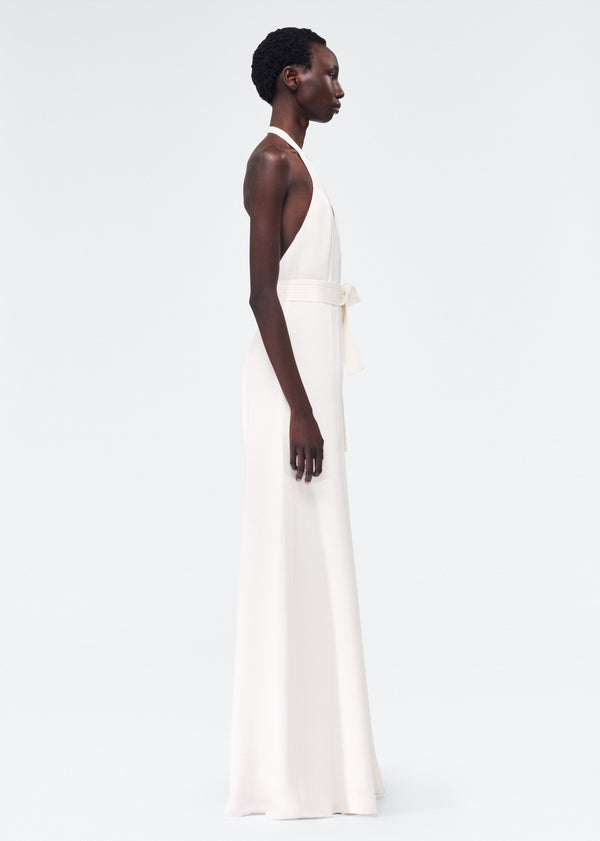 Adam Lippes Gaia Jumpsuit Ivory