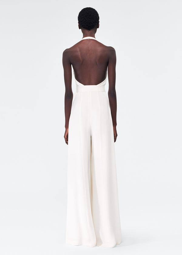 Adam Lippes Gaia Jumpsuit Ivory