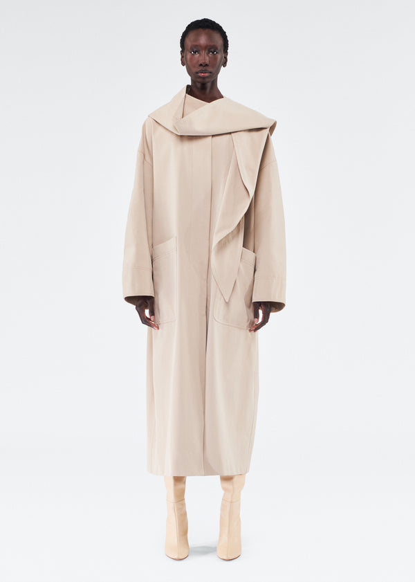 adam lippes gesse coat Khaki