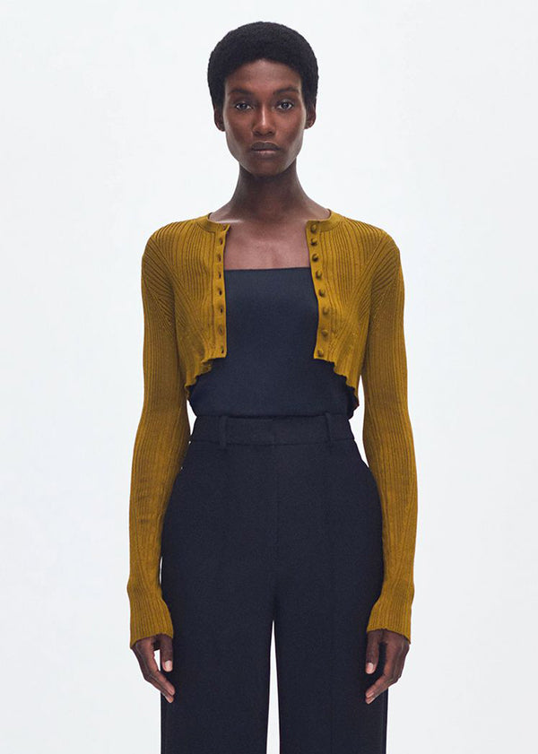 adam lippes glynis cardigan Bronze