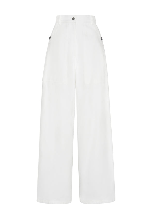 Adam Lippes Jasper Pant White
