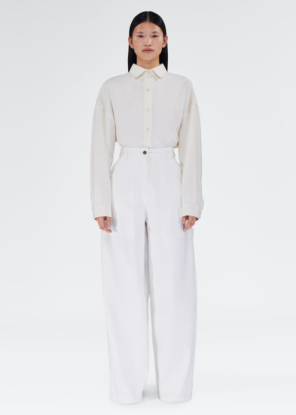 adam lippes jasper pant White