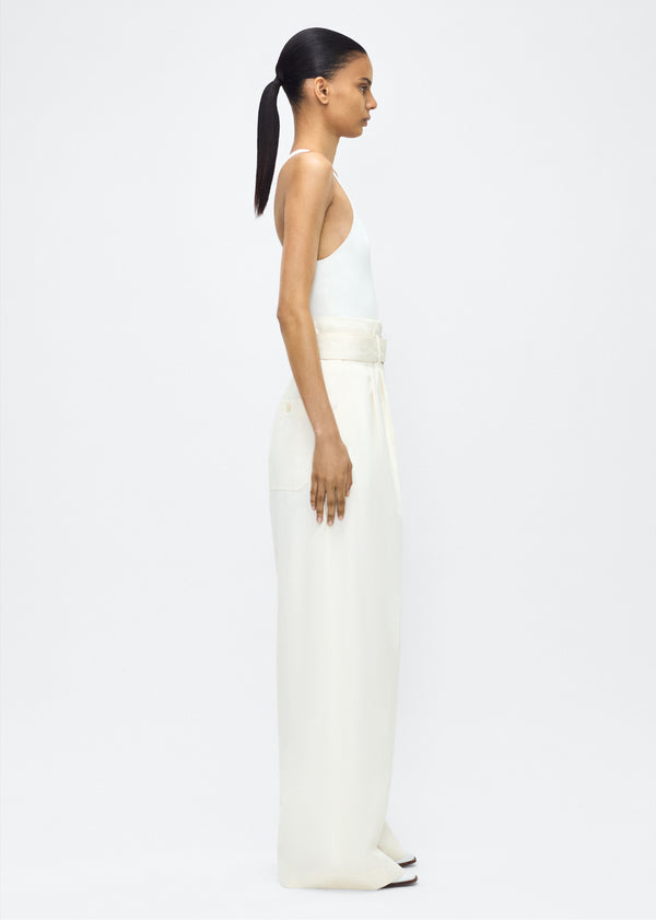 Adam Lippes Jericho Pant Ivory