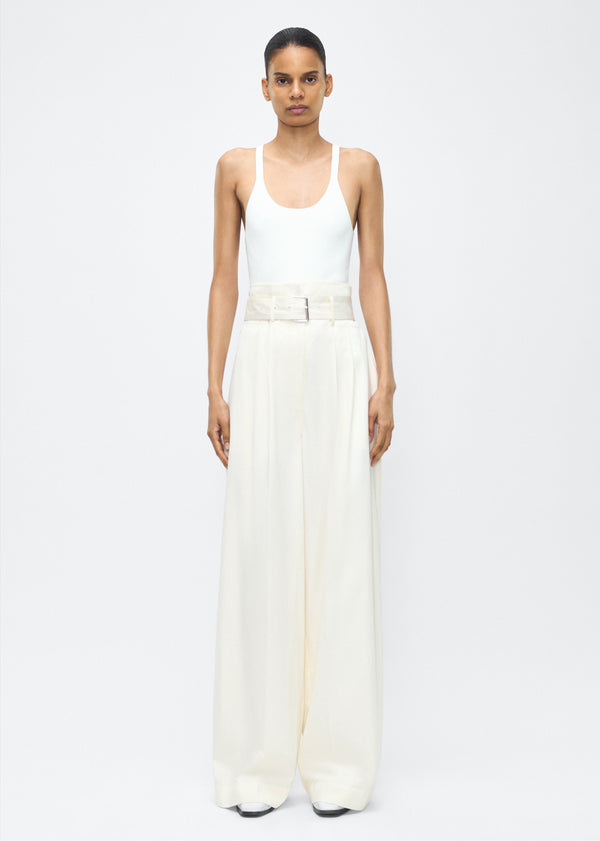 adam lippes jericho pant Ivory