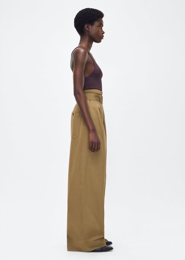 Adam Lippes Jericho Pant Olive