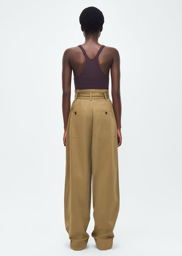 Adam Lippes Jericho Pant Olive