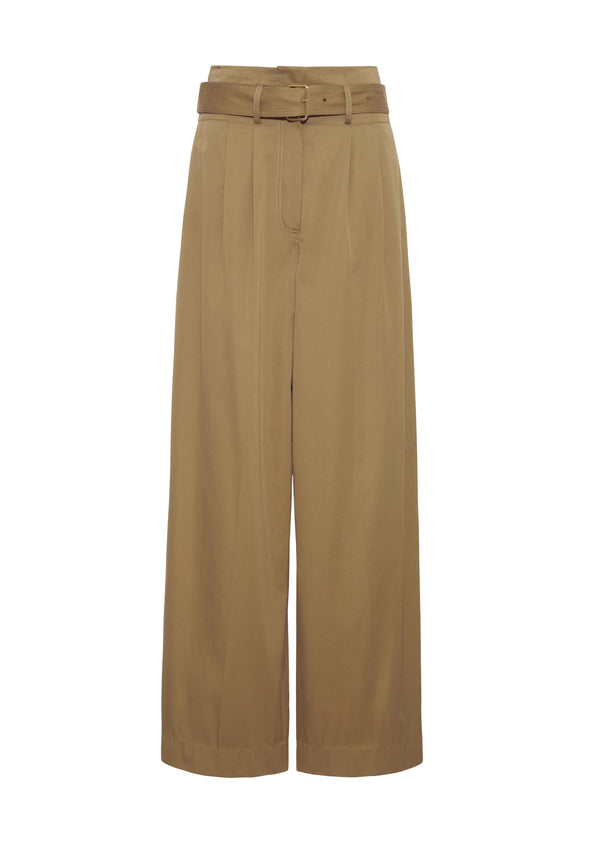 Adam Lippes Jericho Pant Olive