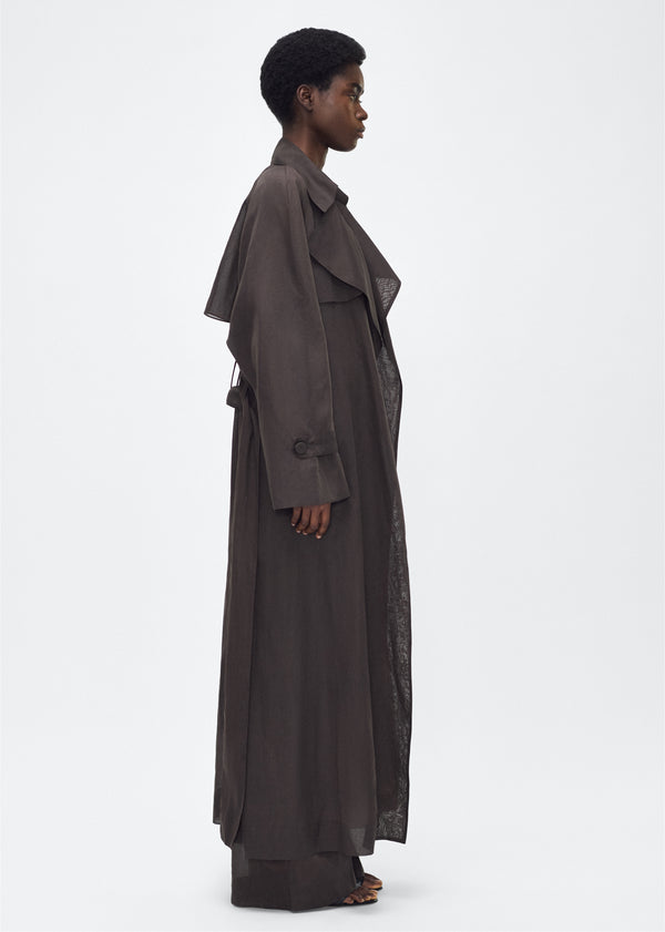 Adam Lippes Jupiter Trench EBONY