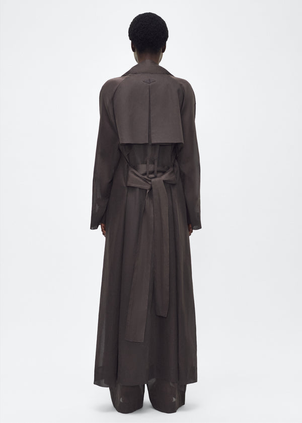 Adam Lippes Jupiter Trench EBONY