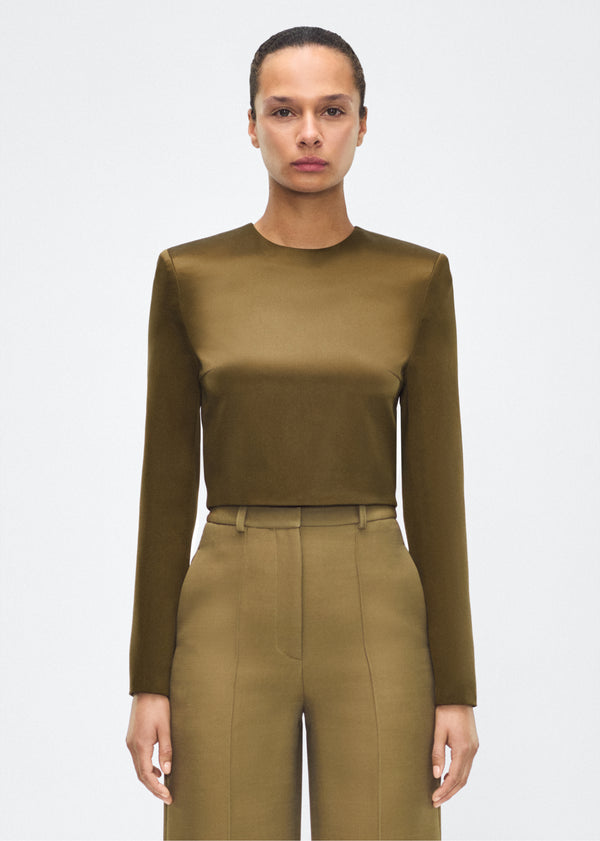 adam lippes keira top olive
