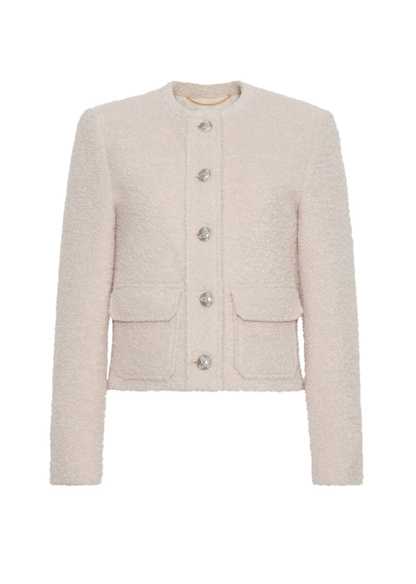 Adam Lippes Lana Jacket Blush
