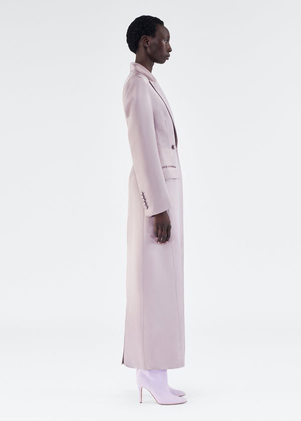 Adam Lippes Laurence Coat Smokey Amethyst