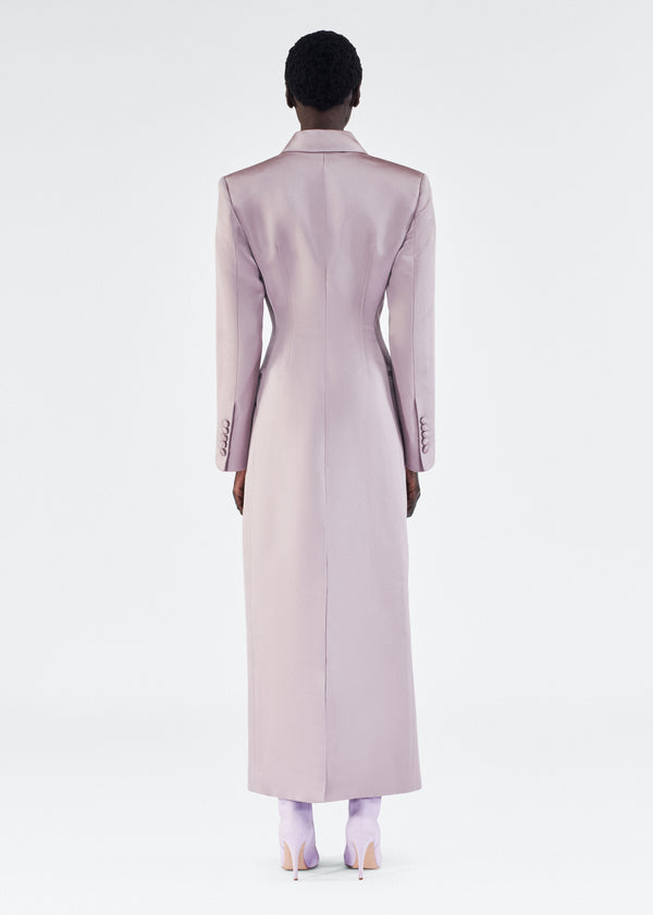 Adam Lippes Laurence Coat Smokey Amethyst
