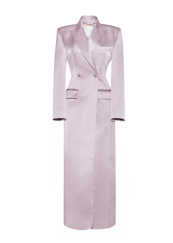 Adam Lippes Laurence Coat Smokey Amethyst