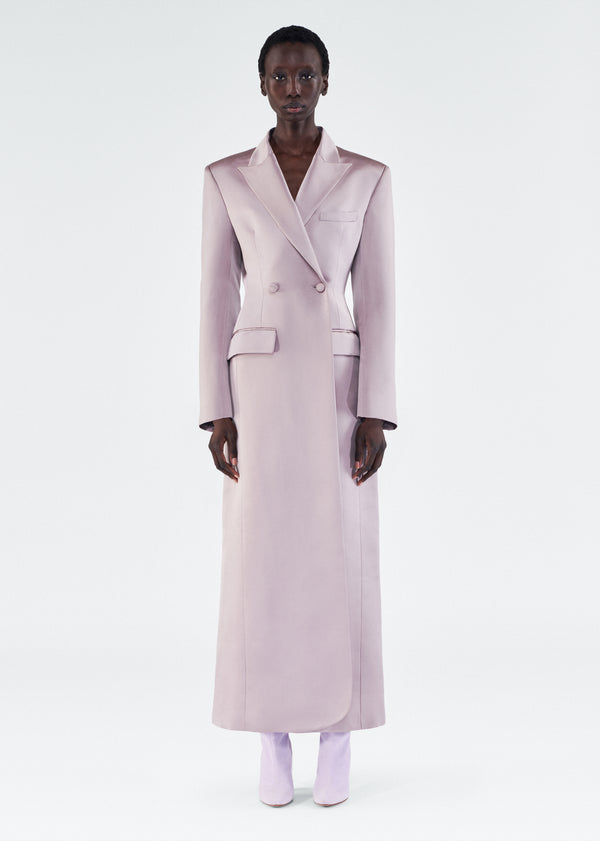 adam lippes laurence coat Smokey Amethyst