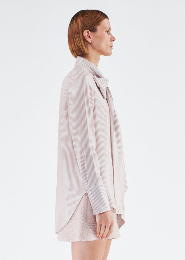 Adam Lippes Lee Blouse Blush/Ivory