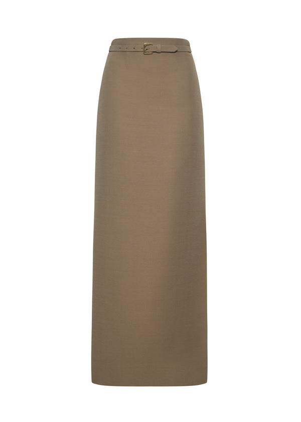 Adam Lippes Leto Skirt Military Green