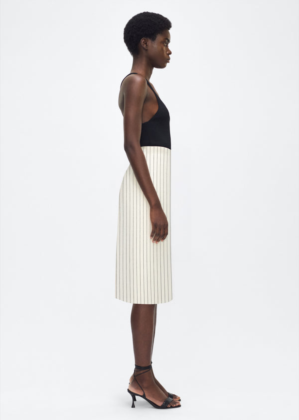 Adam Lippes Levi Skirt Canvas/Indigo