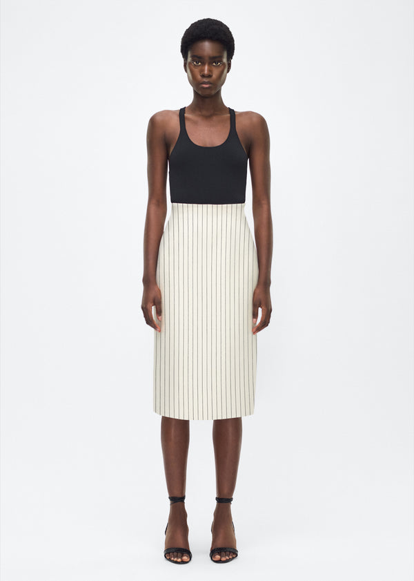 adam lippes levi skirt Canvas/Indigo