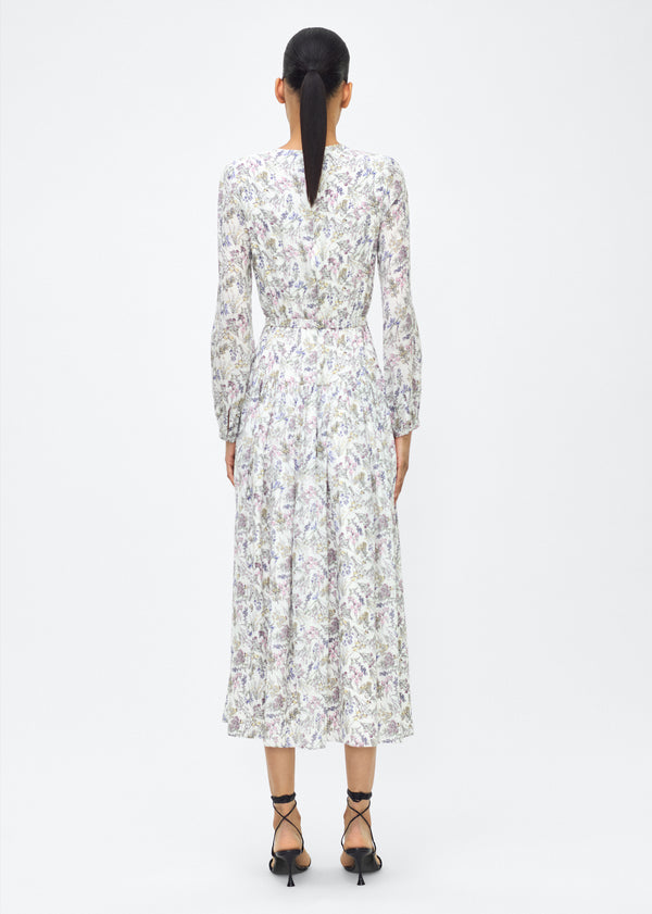 Adam Lippes Lorynn Dress Ivory Floral