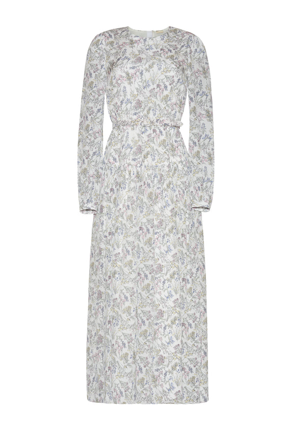 Adam Lippes Lorynn Dress Ivory Floral