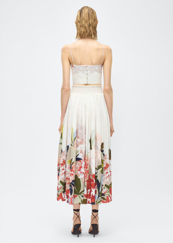 Adam Lippes Lovisa Skirt Champagne Multi