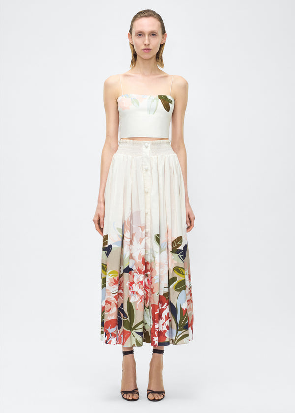 adam lippes lovisa skirt Champagne Multi