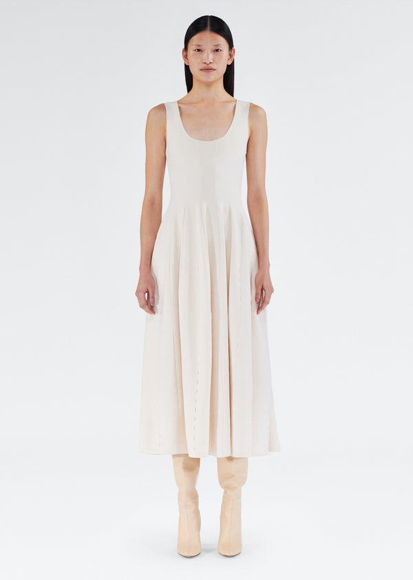 adam lippes lucilla dress Ivory