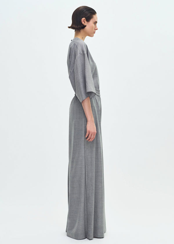 Adam Lippes Maeve Pant Heather Grey