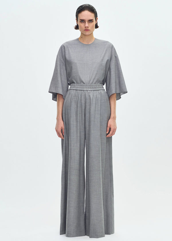 adam lippes maeve pant Heather Grey