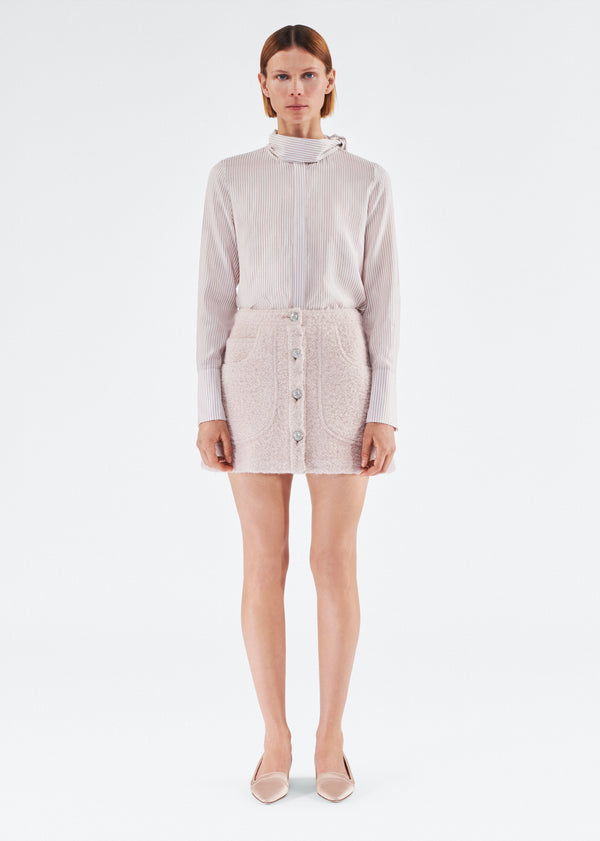 adam lippes maisey skirt Blush