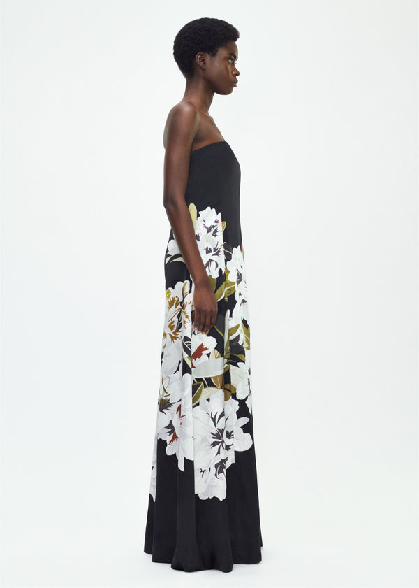 Adam Lippes Marais Dress Black/White